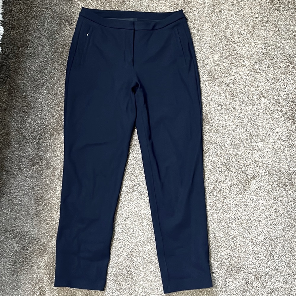 Lululemon dress pants size 8 navy blue. Rip tag attached! Excellent condition